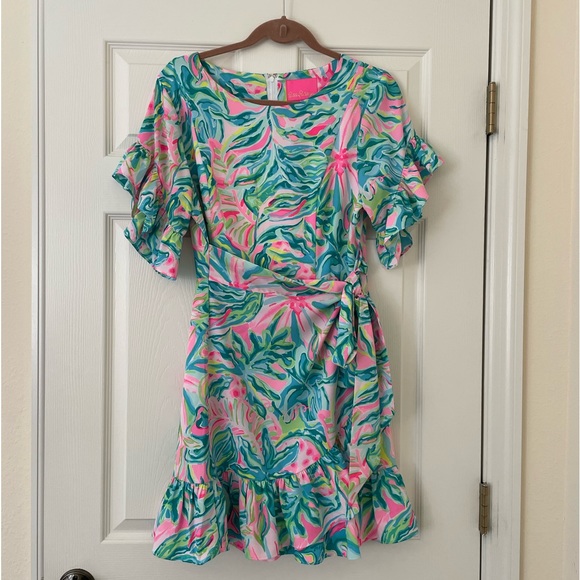 Lily Pulitzer Wrap Midi Dress - Picture 1 of 5
